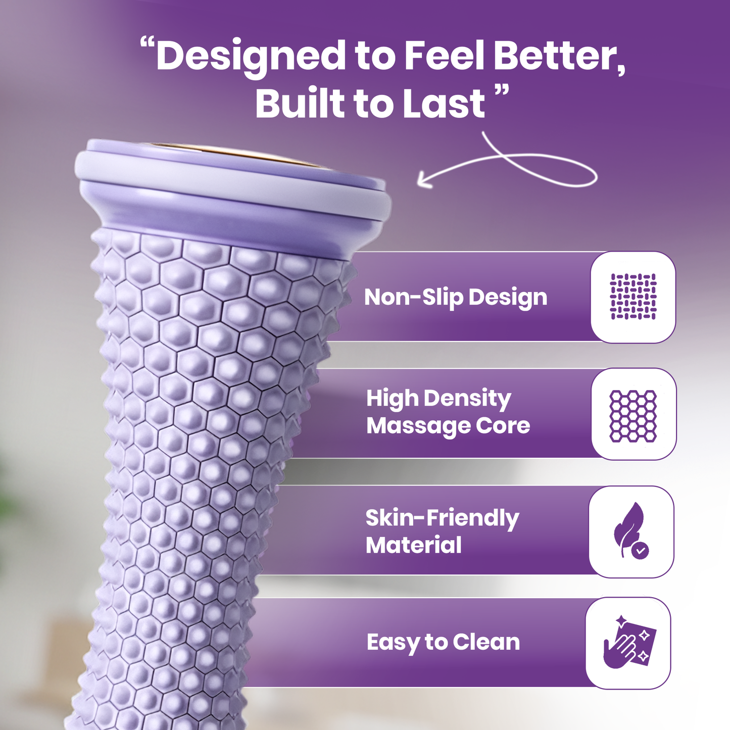 Foot Massage Roller- Instant Sore Feet & Heel Comfort